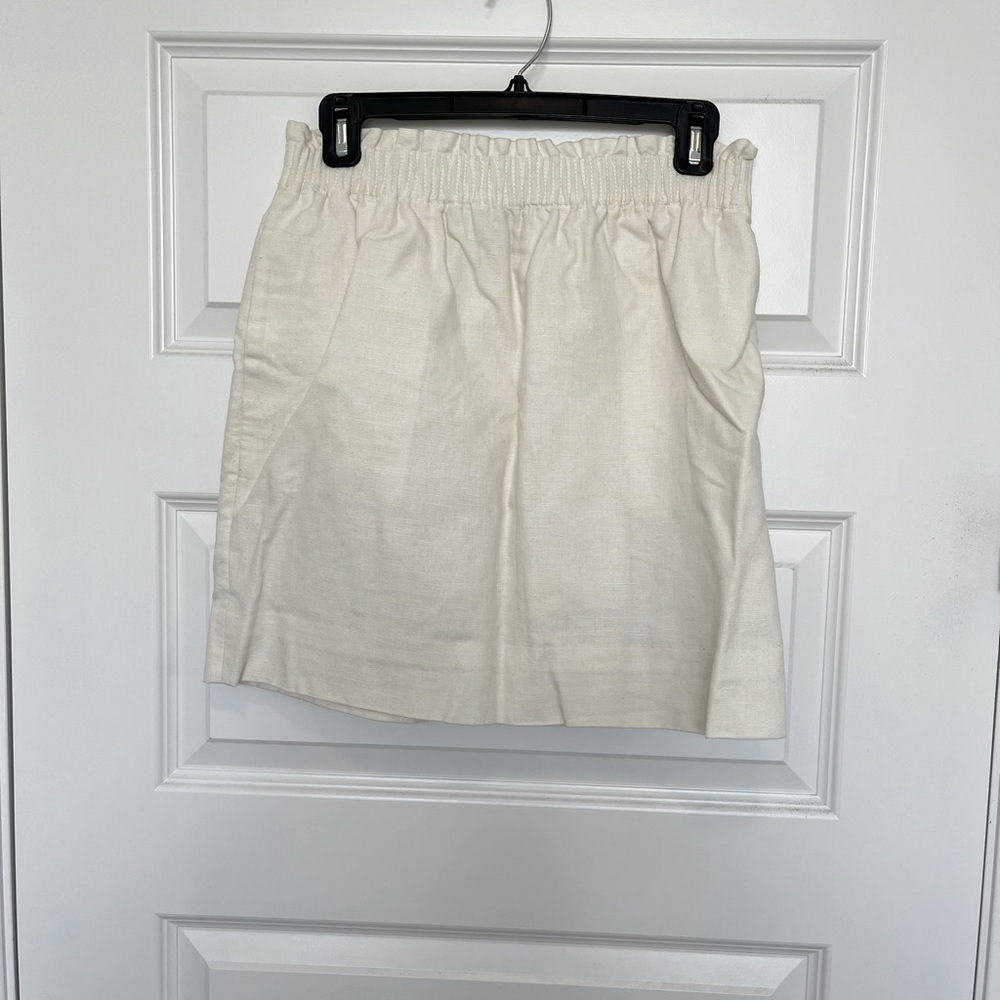 J. Crew cream skirt. Size 4